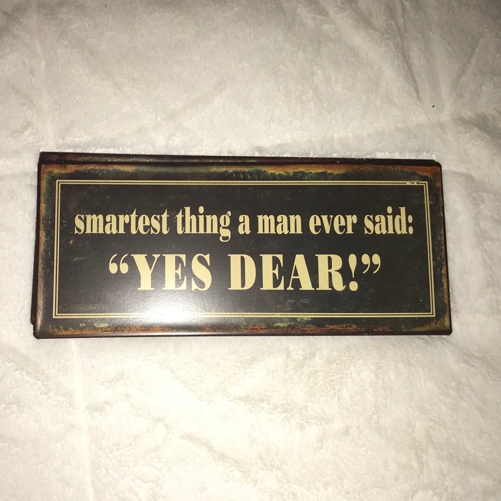 Wall decor sign! Just re designed apartment